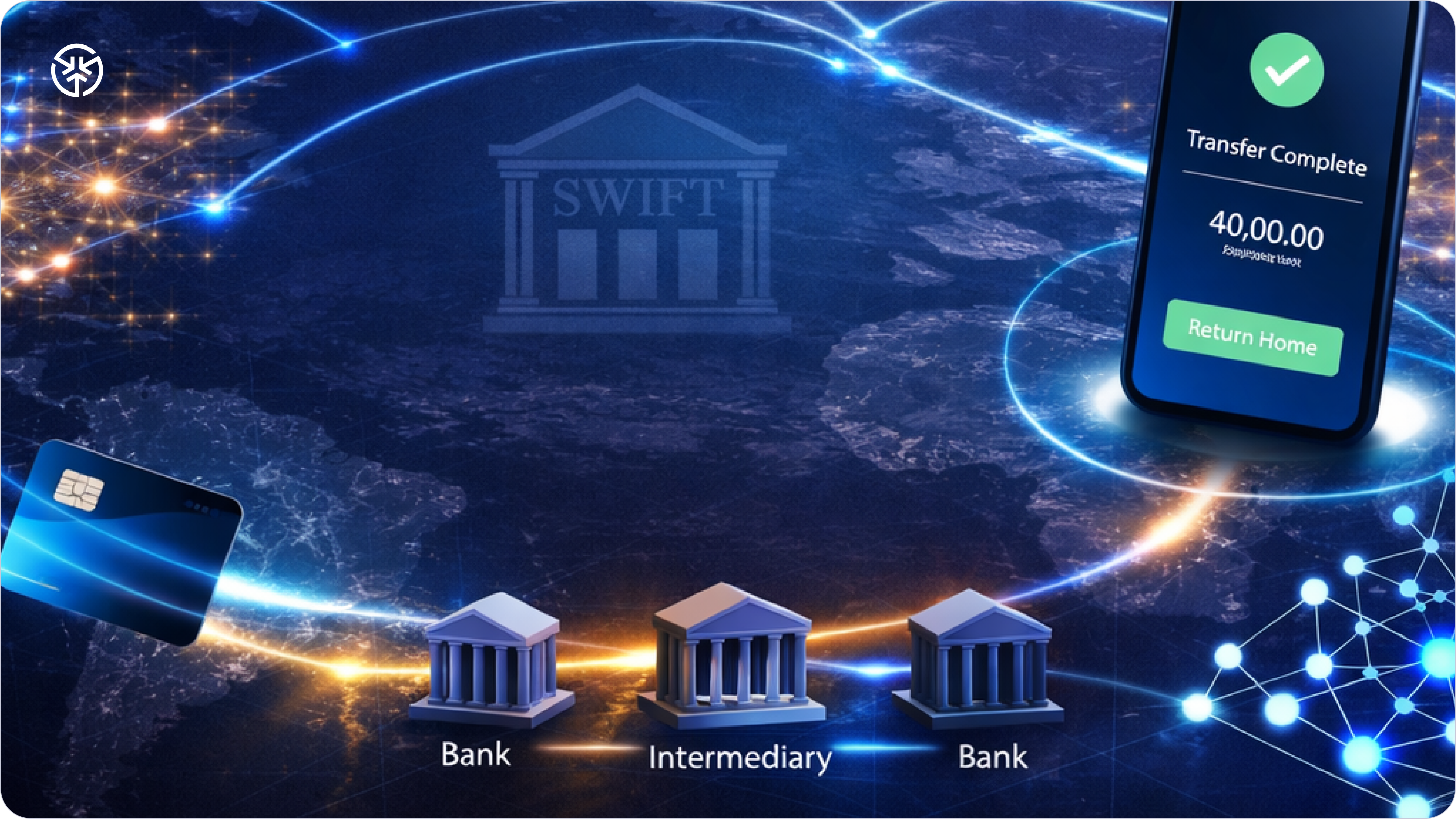 How to receive an international payment if my bank isn't connected to SWIFT