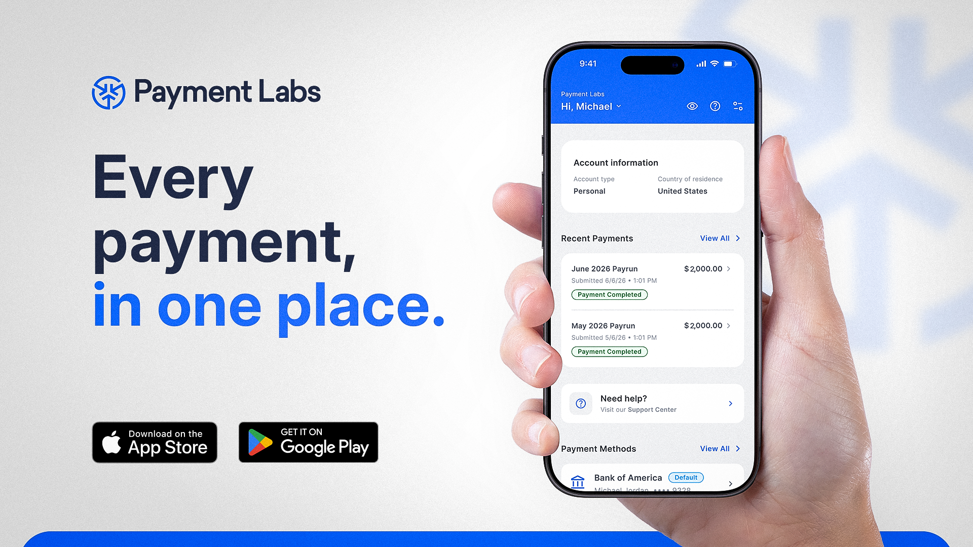 Payment Labs launches mobile app for iOS and Android