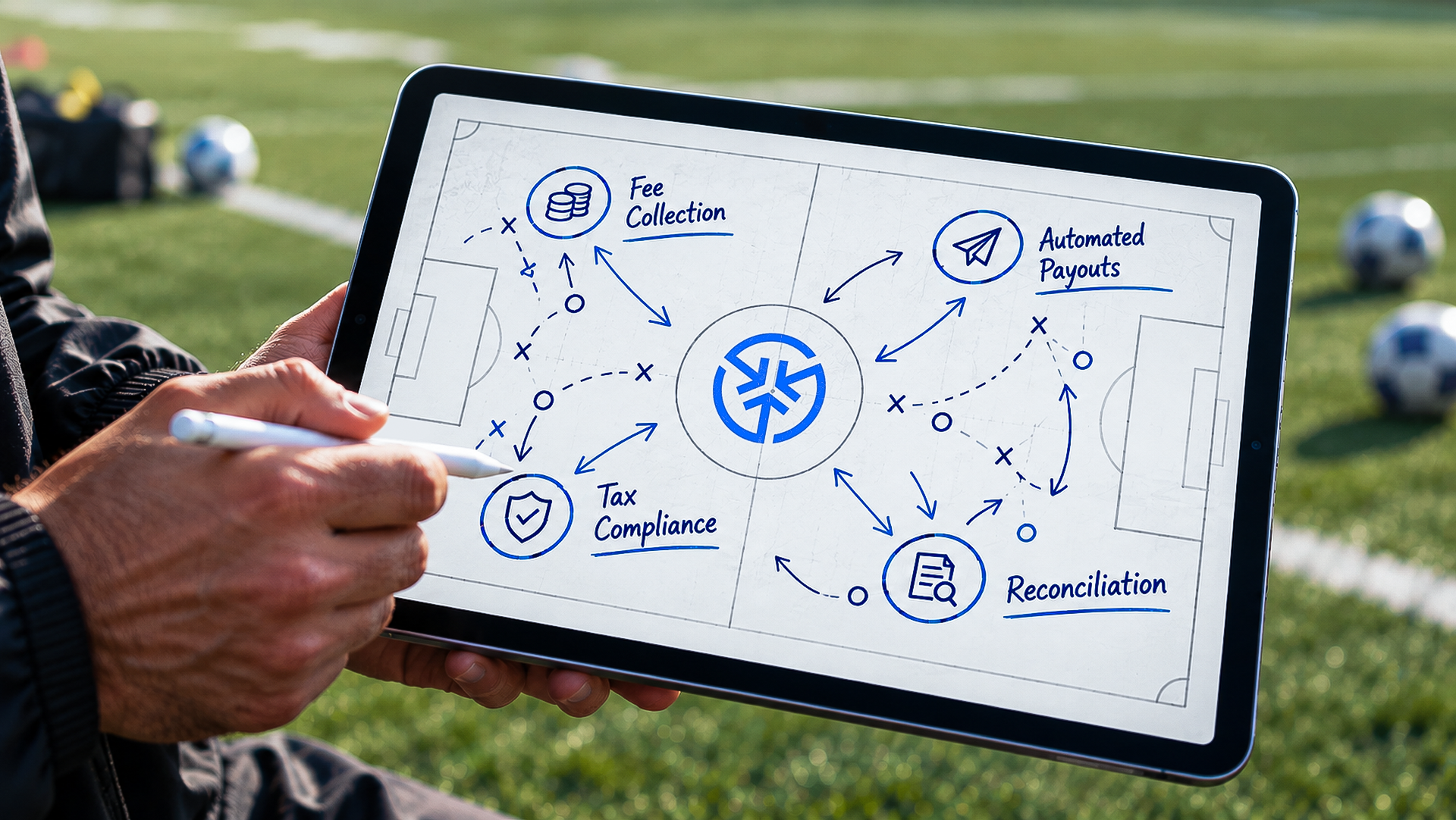 How to automate soccer payments: registration fees, payouts, and tax compliance